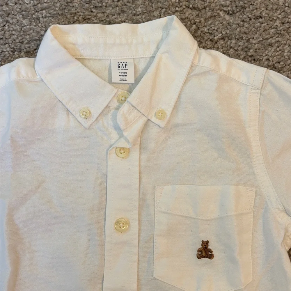 Classic White Kids Shirt Gap 4T New!! NWOT